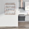DoubleFill Wood Shot Glass Display Case Shot Glasses Holder Wall
