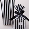 We Moment Black Stripe Clear Cello Bags Candy plastic favor