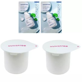 Innisfree 이니스프리 콜라겐 그린티 세라마이드 탄력장벽 크림 리필 50mL 2개+시카겔마스크 2매 Innisfree Collagen Green Tea Ceramide Elastic Barrier Cream Refill 50mL 2pcs + Hydrating Gel Mask 2pcs