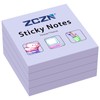ZCZN 76 x 76 mm Sticky Notes, 100 Sheets/Pad, 4