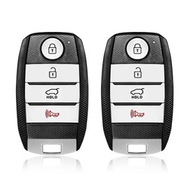 Car Key Fob Remote Keyless Entry Control TQ8-FOB-4F08 433MHz 4 Button Replacement for 2017-2020 Kia NIRO LX EX S Touring Hybrid - 2 Pack
