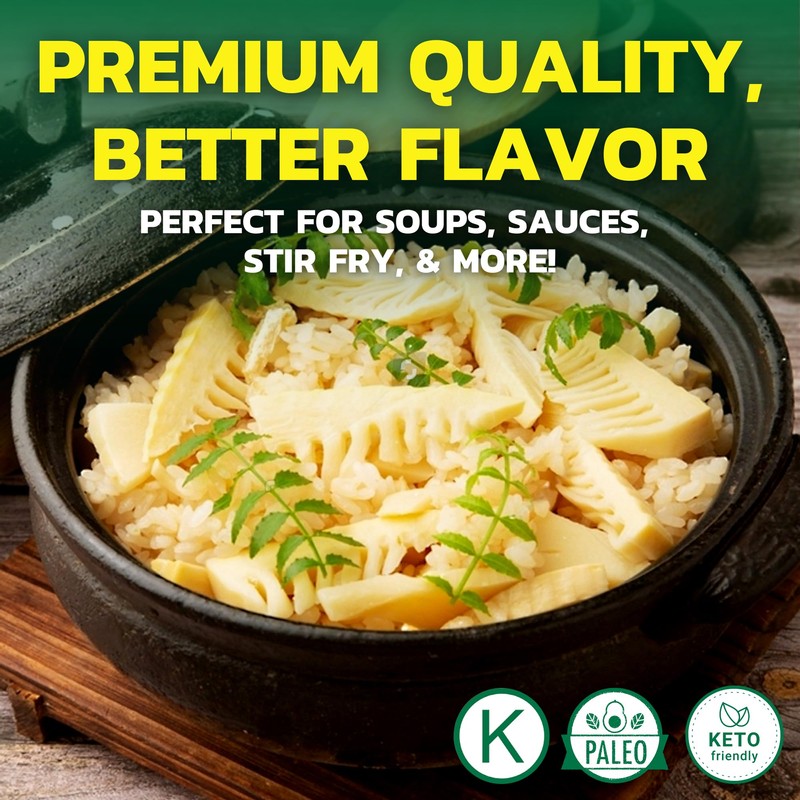 Native Forest Organic Sliced Bamboo Shoots - Bamboo Shoots Canned,