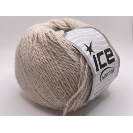 Light Beige Angora Cashmere Yarn - Fine, Sport Weight 1.76 Ounces (50grams) 218 Yards (200 Meters)