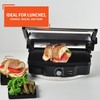 IMUSA Stainless Steel Panini Press Electric with Adjustable Temperature Settings