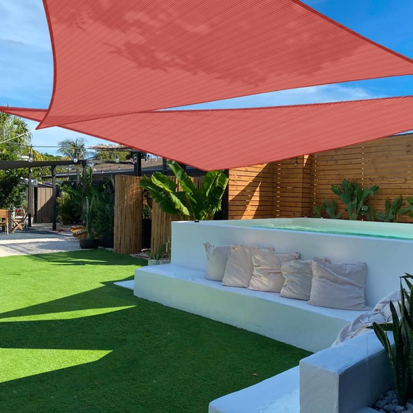 TANG Sunshades Depot 8' x 8' x 11' Red Sun