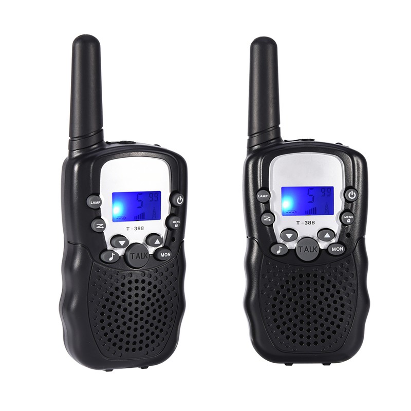2PCS 3KM Range Multi Channels Walkie Talkies 2 way Radio