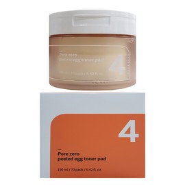 Numbers In No. 4 Pore Zero Egg Toner Pad 70 Sheets (1 Pack)_MZ / 넘버즈인 4번 모공제로 달걀 토너패드 70매 1개입MZ