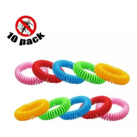 Anti-Mosquitos/ repelente 10 Pulseras  Repelente Para Mosquitos 100% Efectivo
