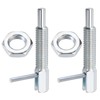 PATIKIL Retractable Indexing Plunger Pin, 2 Pcs M10x1.5 Carbon Steel