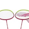 2 Player Badminton Racquets Adults Lightweight Carbon Fiber Rackets with