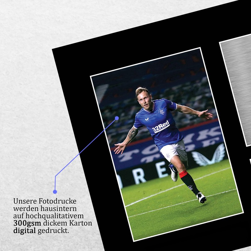 HWC Trading A4 SCOTT ARFIELD RANGERS GIFTS PRINTED AUTOGRAPH PICTURE