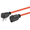 Monoprice Coiled Power Tool Extension Cord - NEMA 5-15P to