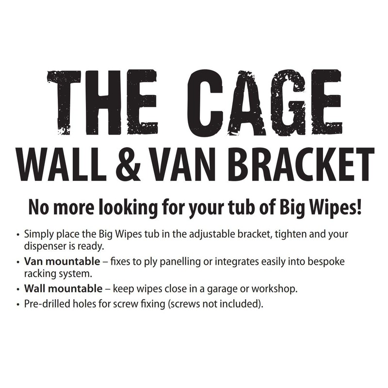 BIG WIPES The CAGE - Wall & Van Bracket 2421-0000