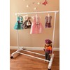 Boottique Child Garment Rack- Kids Closet Organizer- with Childrens Velvet