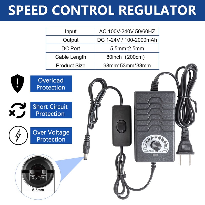 JQDML Higher Torque Reciprocating Cycle Linear Actuator DC 24V 120RPM