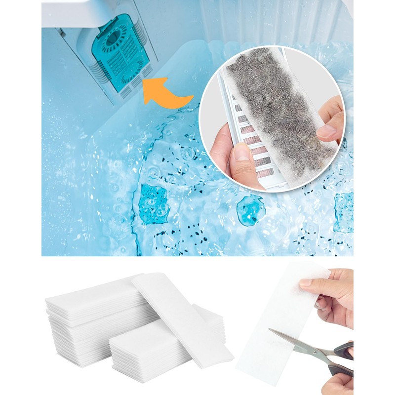 Lint Filters for Vertical Washing Machines, 60 Count Washing Machine