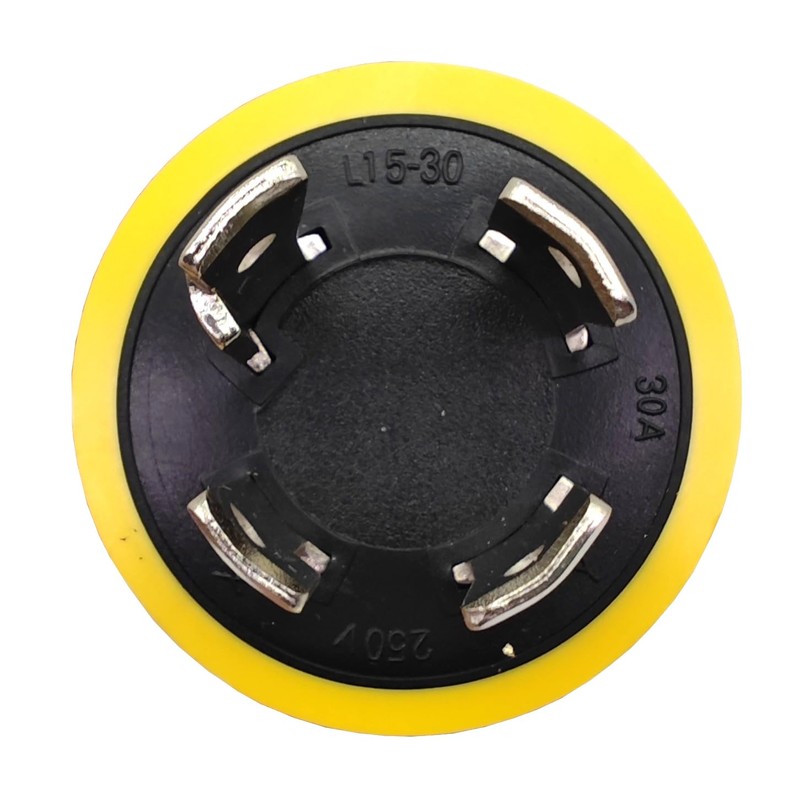 Parkworld 78899 Compact Adapter NEMA L15-30P to 6-20R T-Blade 6-15R