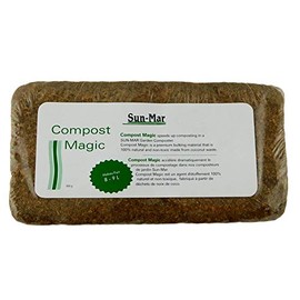 Coco Coir Brick - Highest Quality Replacement for Soil Medium - Works Great for Compost as Well - SunMar Compost Magic