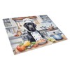 Caroline's Treasures DAC6276LCB Black Labrador Retriever The Chef Glass Cutting