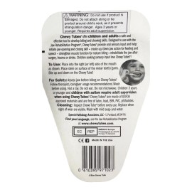 Chewy Tubes, 1 Blue (Large) Chewy Tube - Pediatric and Adult Sensory Treatment