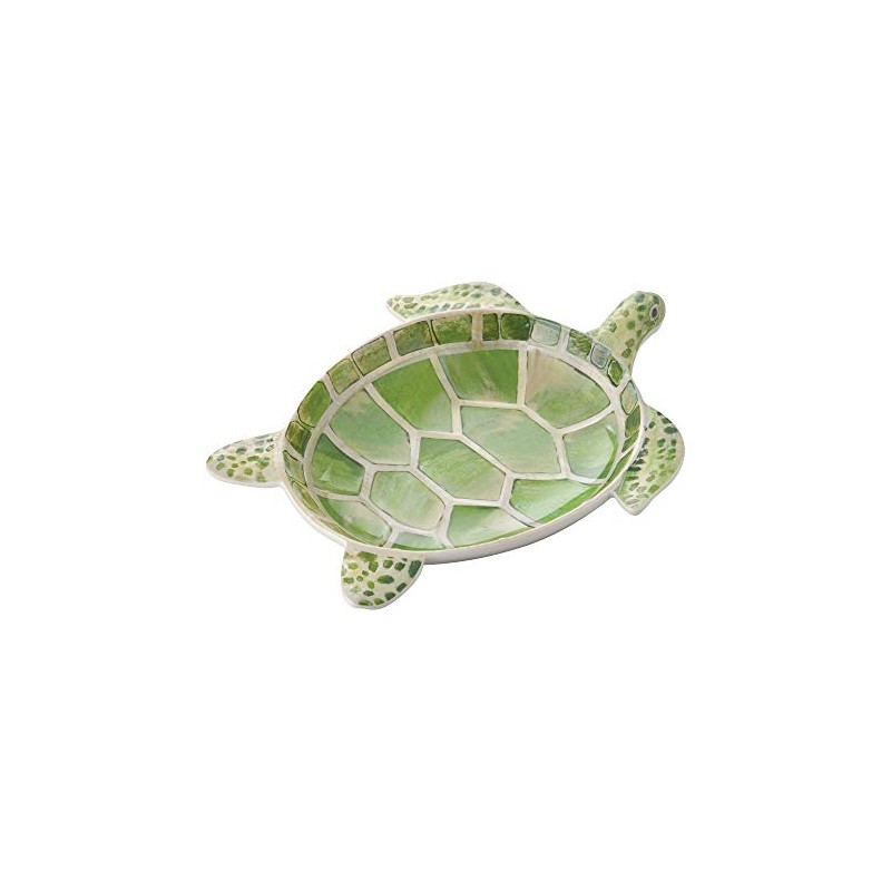 Supreme Housewares 4-Piece 7.5 Inch Melamine Serving Plate/Dinner Plates (Sea