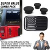 VIKOS Products (Combo Pack) 3 Pieces Wrangler Tailgate Plugs and