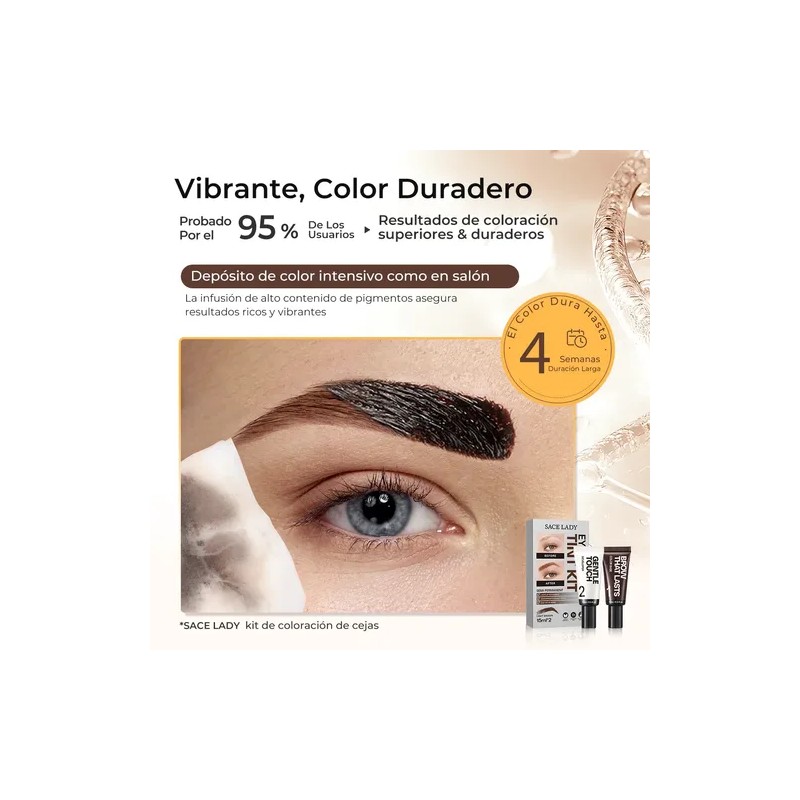Sace Lady Kit Para Cejas Waterproof Natural Larga Duración