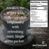 Moonstruck Chocolate Single Serve Minty Milk Chocolate Mint Hot Chocolate