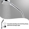 Oiieco Shower Head Extension Arm, Stainless Steel Handheld Shower Extension