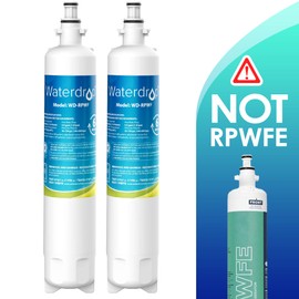 Waterdrop RPWF NSF Certified Refrigerator Water Filter Compatible with GE RPWF, RWF1063, RWF3600A, WSG-4, DWF-36, R-3600, MPF15350, OPFG3-RF300, WF277 (2 PACK)