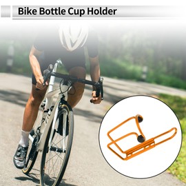 RATCHROLL 1 Pcs Universal Motorcycle Bike Drink Holder Motorbike Bicycle Water Bottle Cup Holder Gold Tone Aluminum Alloy