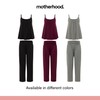 Motherhood Maternity Women's Swing Cami & Foldover Pant, Lounge Set,