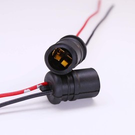 HUIQIAODS T10 オートバイライト電球ソケットバルブホルダー ワイヤーハーネス コネクタ拡張