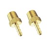 Metalwork 1/8" Barb to 1/4" Male NPT Adapter Brass Hose