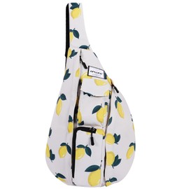 HAWEE Travel Chest Bag Sling Shoulder Bag Backpack Crossbody Shoulder Bag Daypack Casual for Men Women Teenager Work Travel Study Outdoor Climbing Hiking Running, lemon, Casual