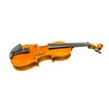 SILVIO 4/4 Adult Full Size Violin Art Pattern Backplate Violin