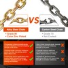 TKK G80 Transport Binder Chain, 5/16''x16' Tow Chain with Grab