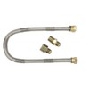 Dante Products 1/2" X 48" Whistle-Free Stainless Gas Connector Hose