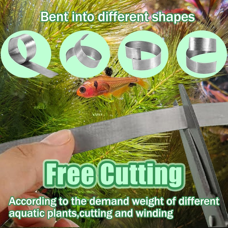 VPB Bendable aquarium plant weights,Metal aquarium plant holder weight anchor,Reinforcing