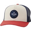 RIP CURL Men's Routine Curve Trucker Baseball Cap Hat White