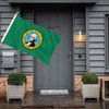 Washington Flag 2x3Ft Double Sided Heavy Duty 3 Ply Durable