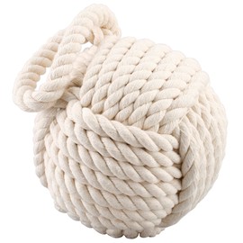 Nautical Knot Door Stopper - Ivory
