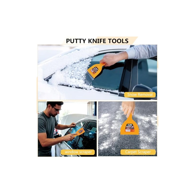 6 Pack Putty Knife 1.5" 2" 3" 4" 5" 6"