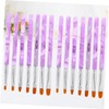 Healeved 14pcs Nail Art Brush Set Tips Gel Nail Painting