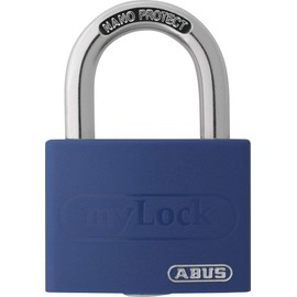 ABUS 508677 T65AL/40 "myLock" Aluminium Padlock Blue