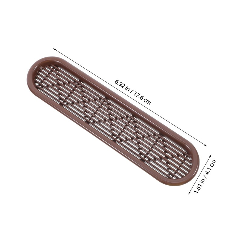 COHEALI Decorative Vent Covers 4pcs Plastic Air Vent Grille Wardrobe