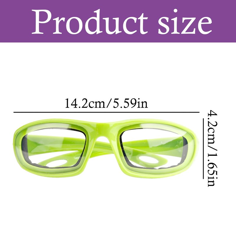 GroveEss Onion Goggles,Anti-splash Tearless Eyes Protector,Windproof Dustproof Eye ProtectGlasses for
