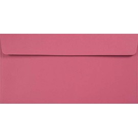 Netuno 100 Pink Envelopes DIN Long 110 x 220 mm 120 g Creative Magenta Long Envelopes Recycled Coloured Envelopes Eco Paper for Invitations Envelopes Long Recycled Paper Envelopes DL