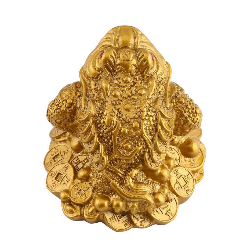 Feng Shui Money Frog, Lucky Money Toad Decorations,Ideal for Attracting