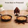 Wooden Trivets for Hot Dishes Decorative Christmas Tree Shape, Kitchen